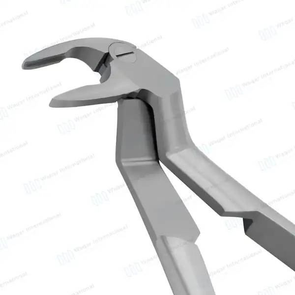 Micro Extracting Forceps #133R Right Angled Tapered Tips - surgical instruments manufactured by Waqar International, Sialkot - view 2