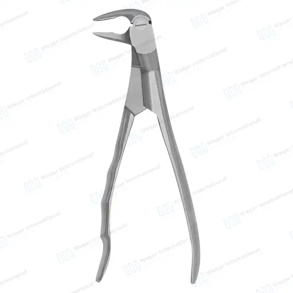 Micro Extracting Forceps #133R Right Angled Tapered Tips - surgical instruments manufactured by Waqar International, Sialkot - view 5