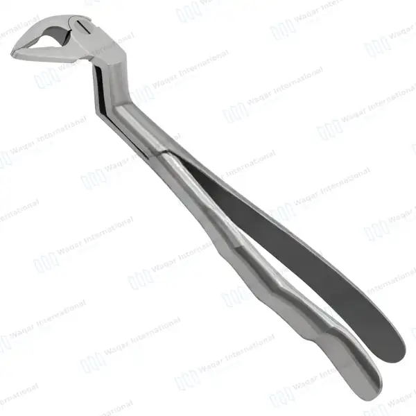 Micro Extracting Forceps #133R Right Angled Tapered Tips - surgical instruments manufactured by Waqar International, Sialkot - view 6