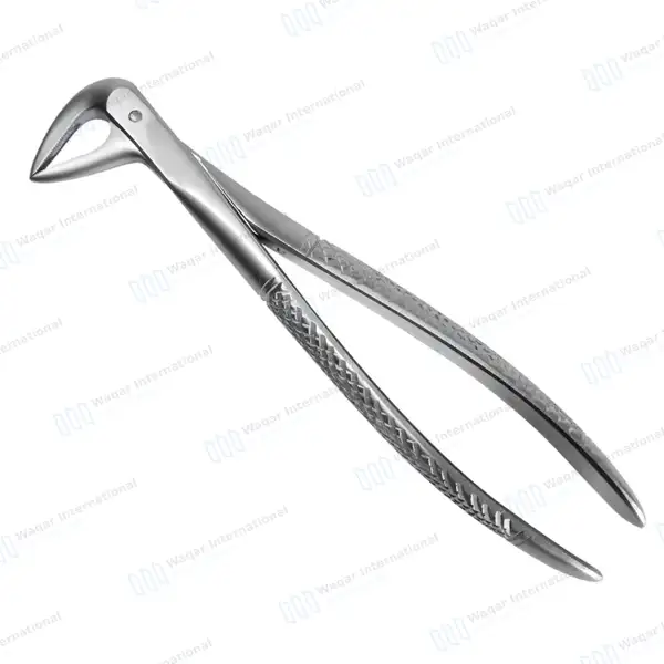 Pedo Extracting Forceps #74N Narrow Beaks - surgical instruments manufactured by Waqar International, Sialkot - view 2