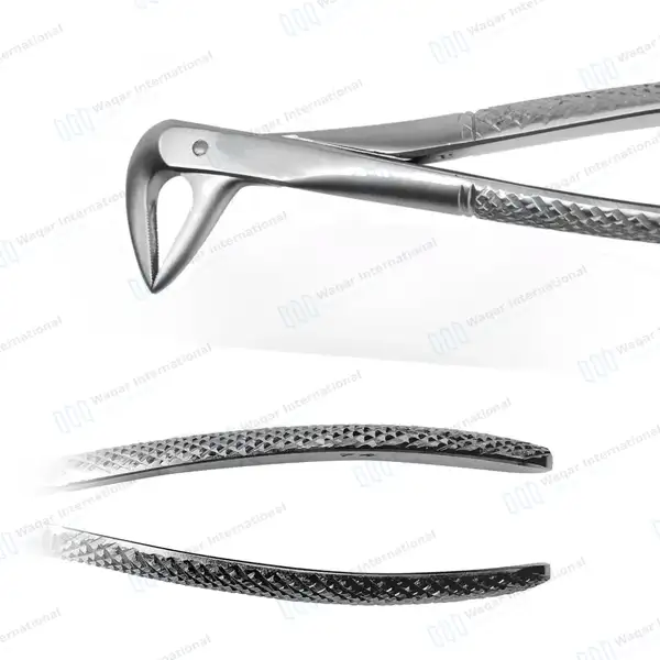 Pedo Extracting Forceps #74N Narrow Beaks - surgical instruments manufactured by Waqar International, Sialkot - view 4