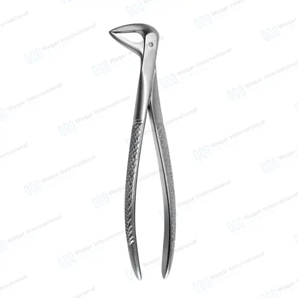 Pedo Extracting Forceps #74N Narrow Beaks - surgical instruments manufactured by Waqar International, Sialkot - view 6