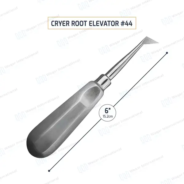 Cryer #44 Dental Root Elevator - dental instruments manufactured by Waqar International, Sialkot - view 3