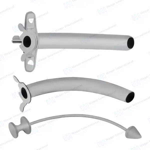 Jackson Trachea Tube Size #1 (O.D. 5.5mm) - surgical instruments manufactured by Waqar International, Sialkot - view 2