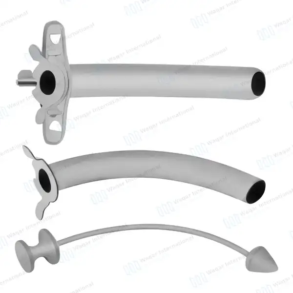 Jackson Trachea Tube Size #4 (O.D. 8mm) - surgical instruments manufactured by Waqar International, Sialkot - view 2