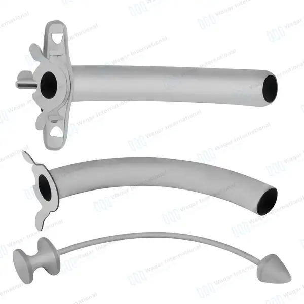 Jackson Trachea Tube Size #9 (O.D. 13mm) - surgical instruments manufactured by Waqar International, Sialkot - view 2