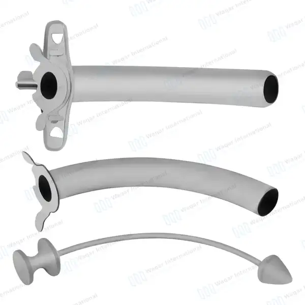Jackson Trachea Tube Size #10 (O.D. 14mm) - surgical instruments manufactured by Waqar International, Sialkot - view 2