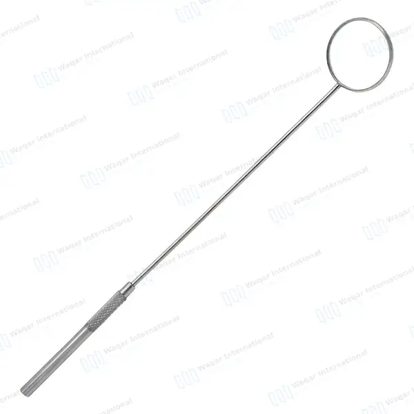 Laryngeal Mirror with Handle #10 - surgical instruments manufactured by Waqar International, Sialkot - view 4
