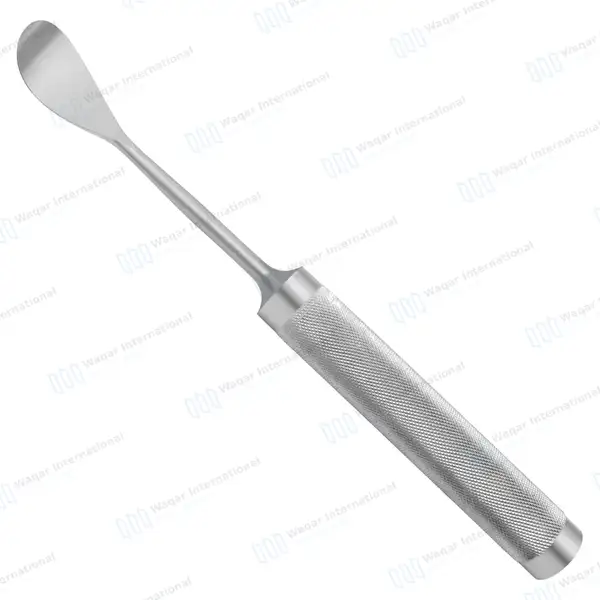 Cobb Spinal Elevator 11″ Slightly Curved 1 1/4″ (32mm) Wide - orthopedic instruments manufactured by Waqar International, Sialkot - view 2