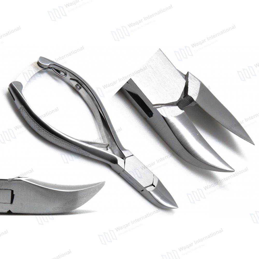 Heavy Duty Stainless Steel Toe Nail Nipper Clipper Manicure — surgical instruments manufactured by Waqar International, Sialkot