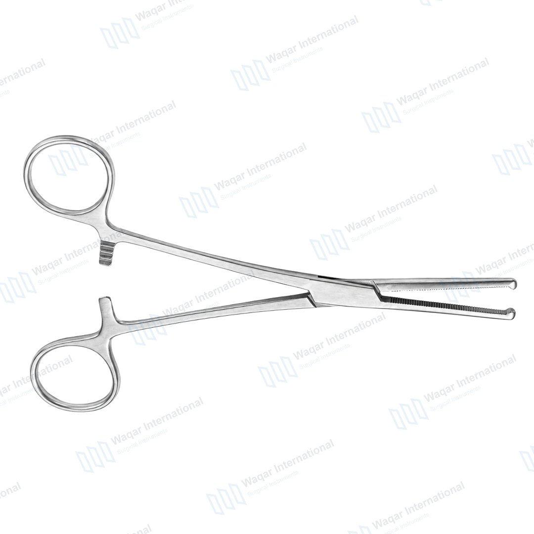 Heavy Duty Steel Straight Forceps Tissue Grasping Clamp Surgical — surgical instruments manufactured by Waqar International, Sialkot