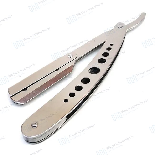 Stainless Steel Barber Razors Color Coated — surgical instruments manufactured by Waqar International, Sialkot