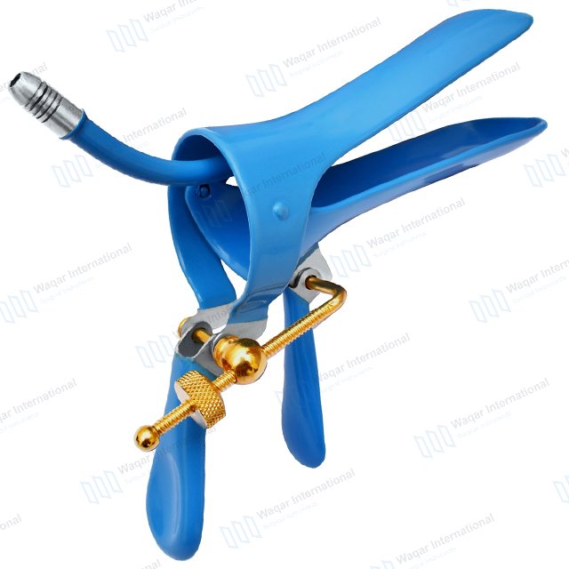 Insulated Blue Gynecology Speculum Electrosurgical — surgical instruments manufactured by Waqar International, Sialkot