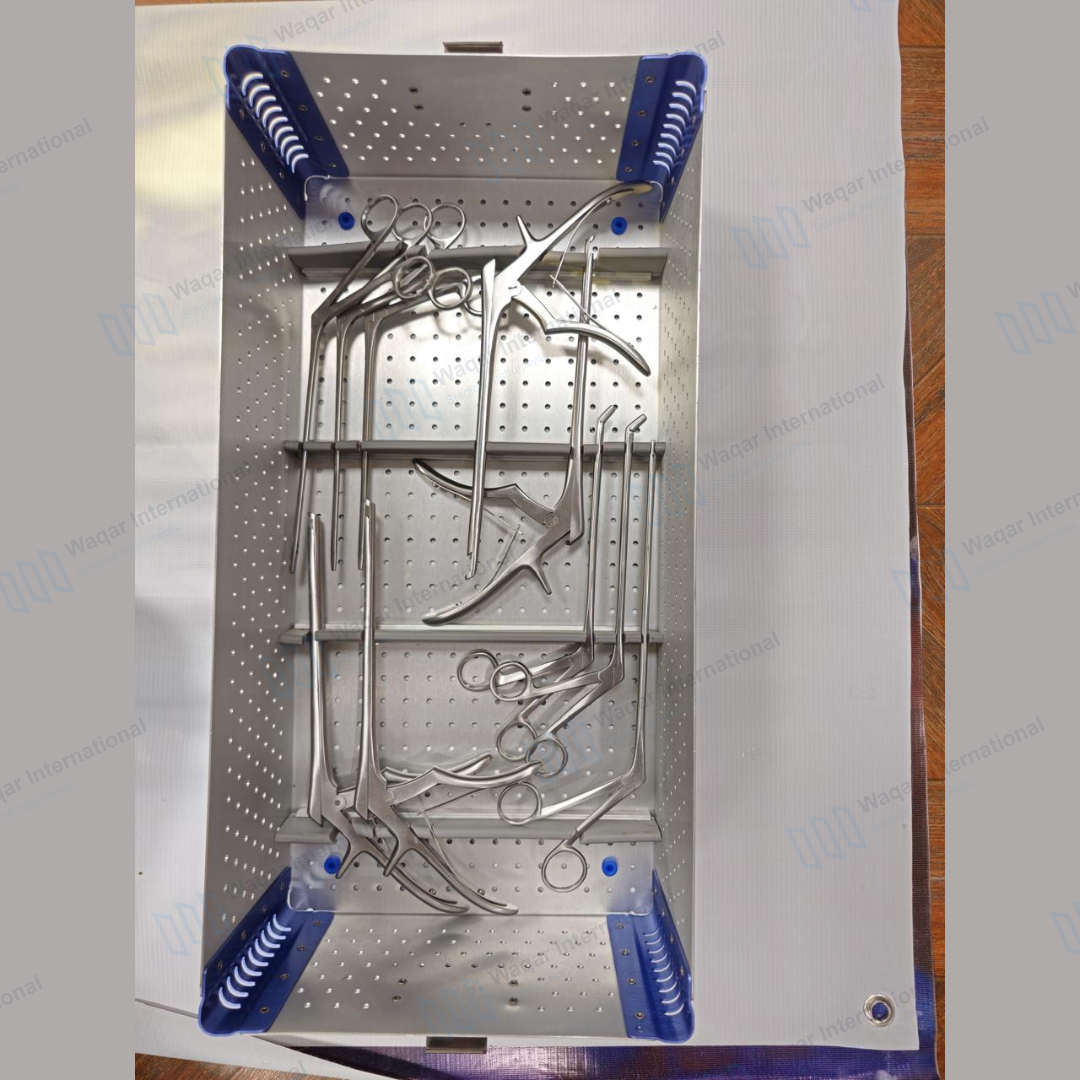 Lumbar Spinal Surgery Set Precision Orthopedic Neurosurgical — surgical instruments manufactured by Waqar International, Sialkot