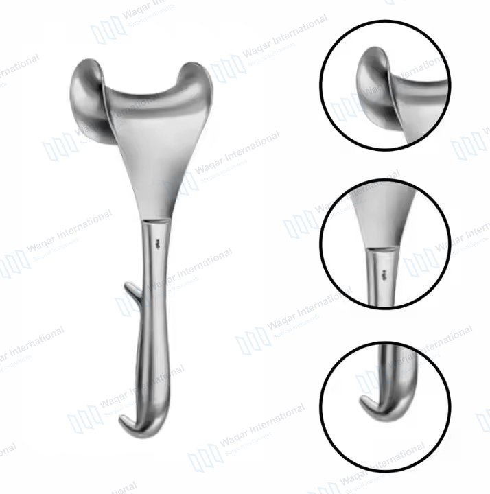 Doyen Vaginal Retractor Anti-Acid Stainless Steel — surgical instruments manufactured by Waqar International, Sialkot