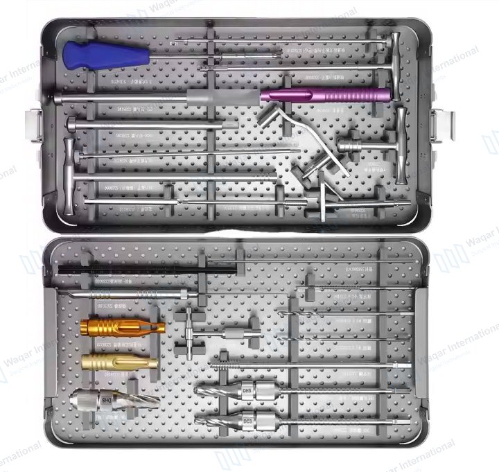 Trauma Instrument Set Stainless Steel Orthopedic Surgical — surgical instruments manufactured by Waqar International, Sialkot
