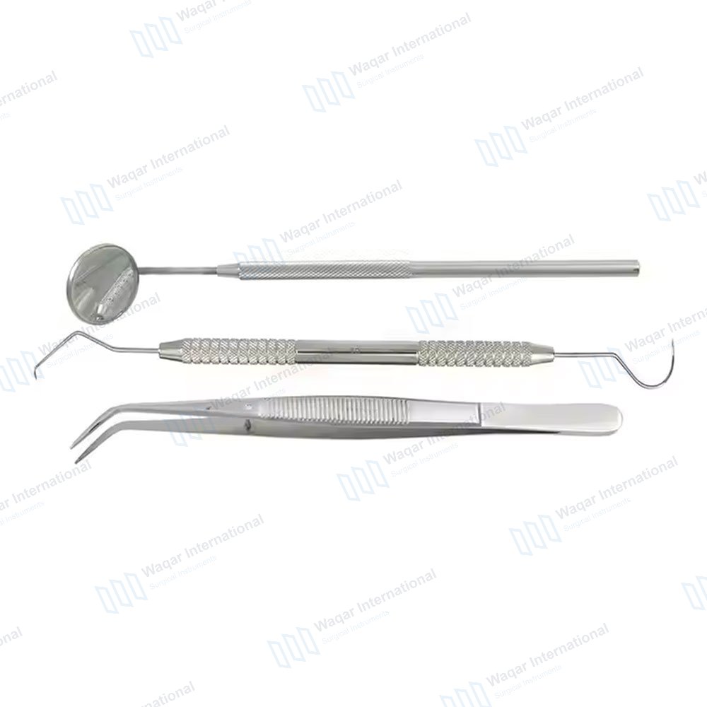 Steel Dental Examination Set — surgical instruments manufactured by Waqar International, Sialkot