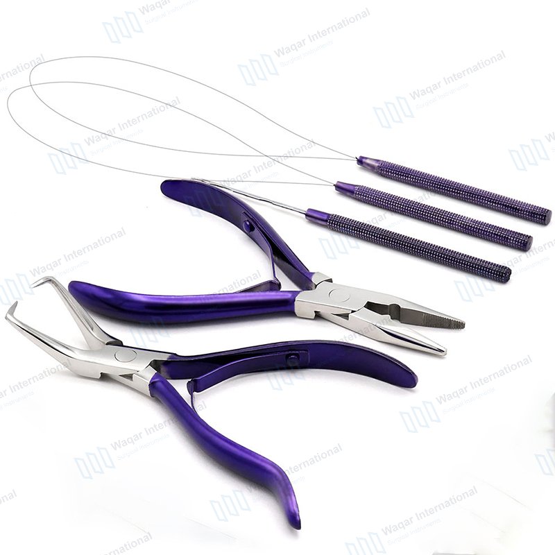 Stainless Steel Hair Extension Pliers Hair — surgical instruments manufactured by Waqar International, Sialkot