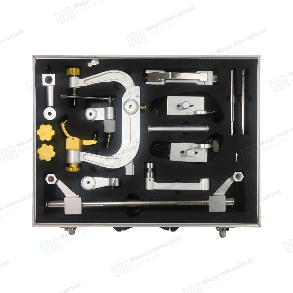 Neurosurgery Surgical Instrument Set Mayfield Three Pin Brain Retractor — surgical instruments manufactured by Waqar International, Sialkot