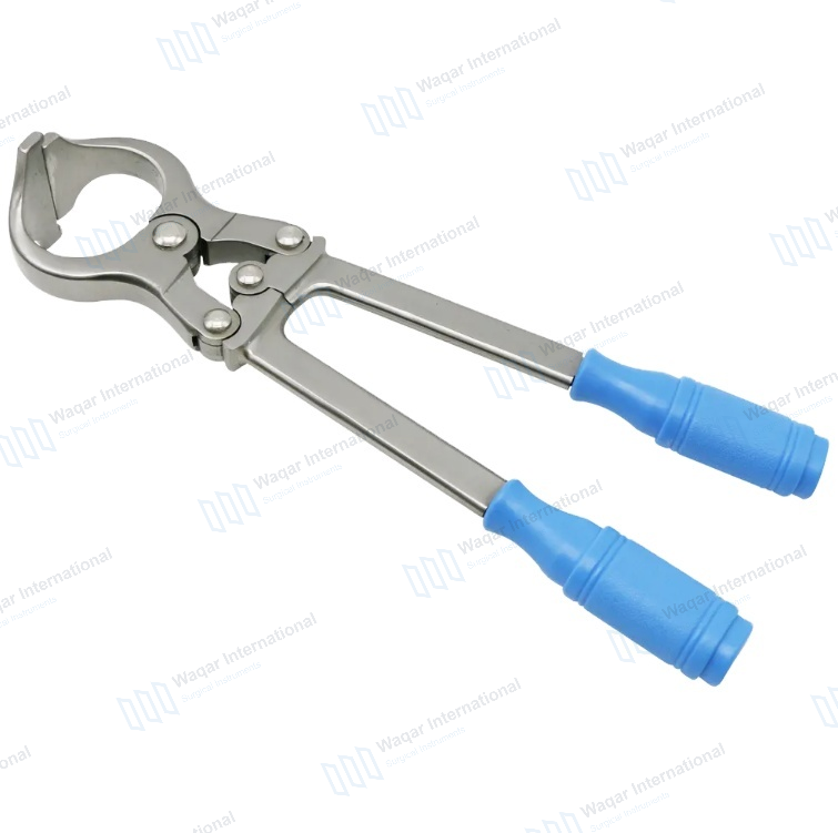 Pig Castration Tool Reusable 304 Stainless Steel Bloodless Burdizzo — surgical instruments manufactured by Waqar International, Sialkot
