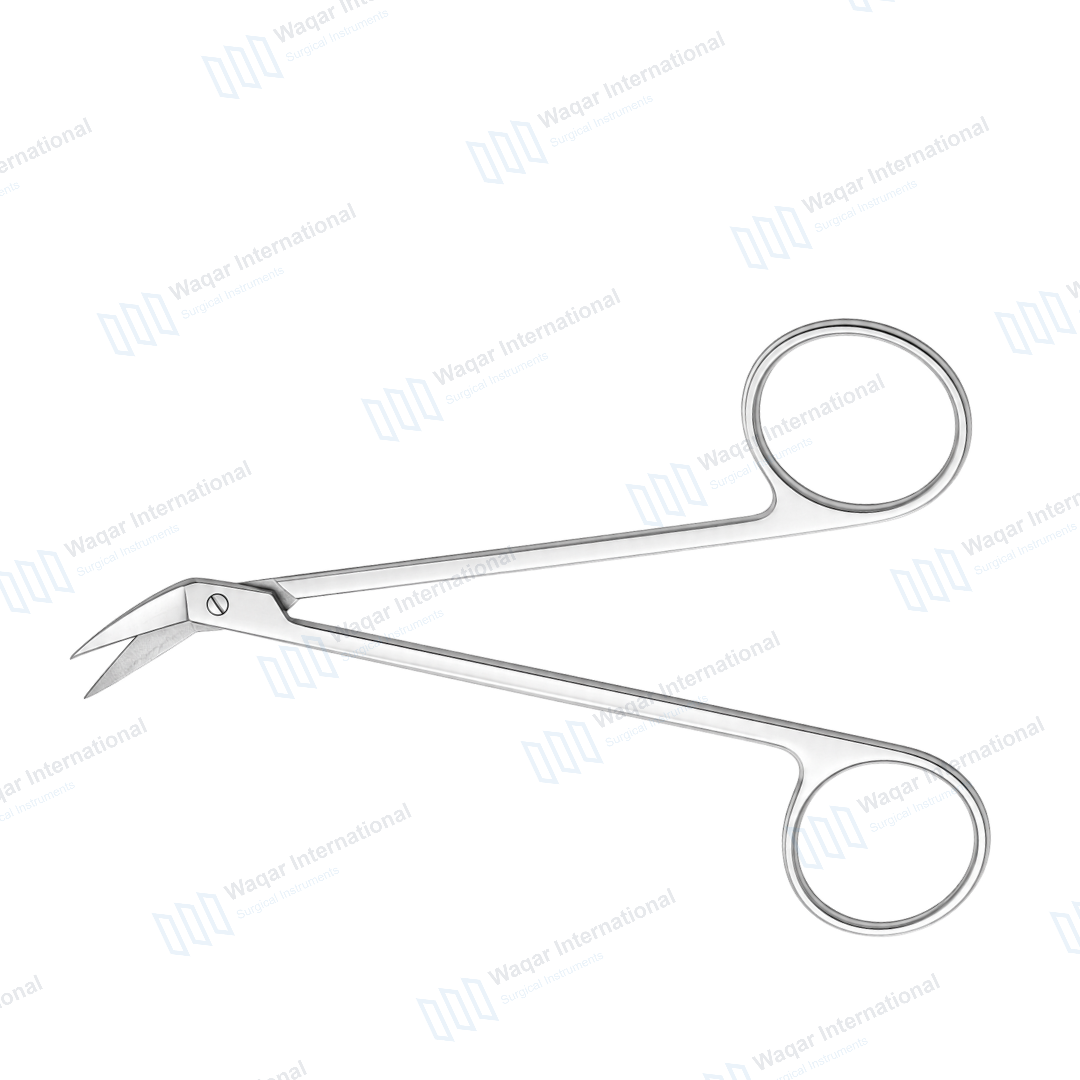 Potts Smith Angled Arteriotomy Scissors for Vascular Microsurgery — surgical instruments manufactured by Waqar International, Sialkot