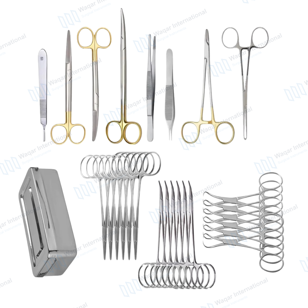 Precision Vasectomy Meatotomy Instrument Set Forceps Male — surgical instruments manufactured by Waqar International, Sialkot
