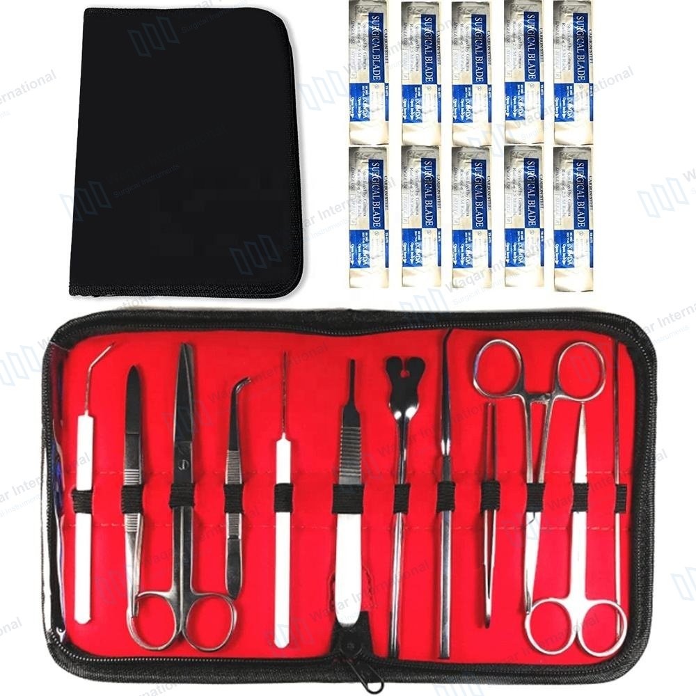160 PCS Stainless Steel Anatomy Dissection — surgical instruments manufactured by Waqar International, Sialkot