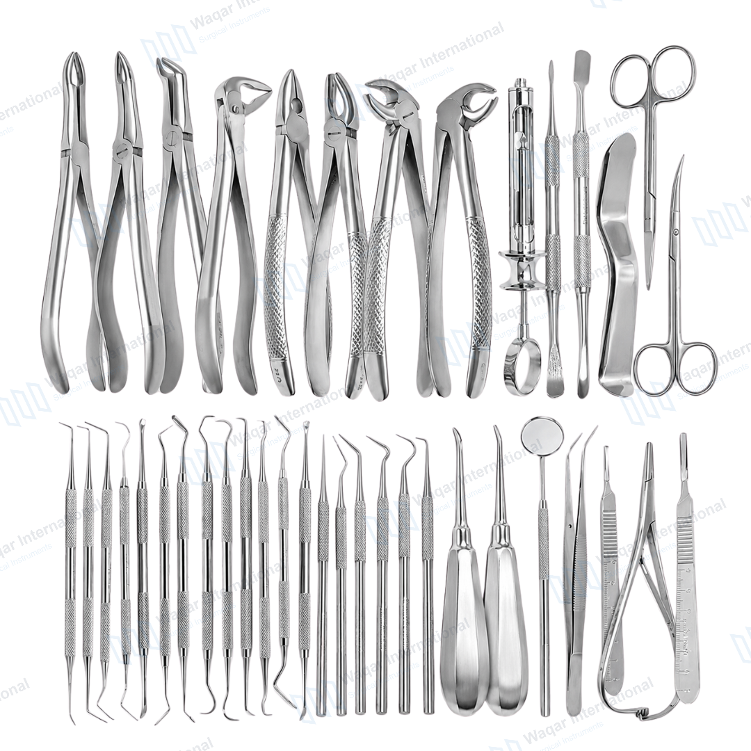 25PCS General Surgery Instrument Set Stainless Steel General — surgical instruments manufactured by Waqar International, Sialkot