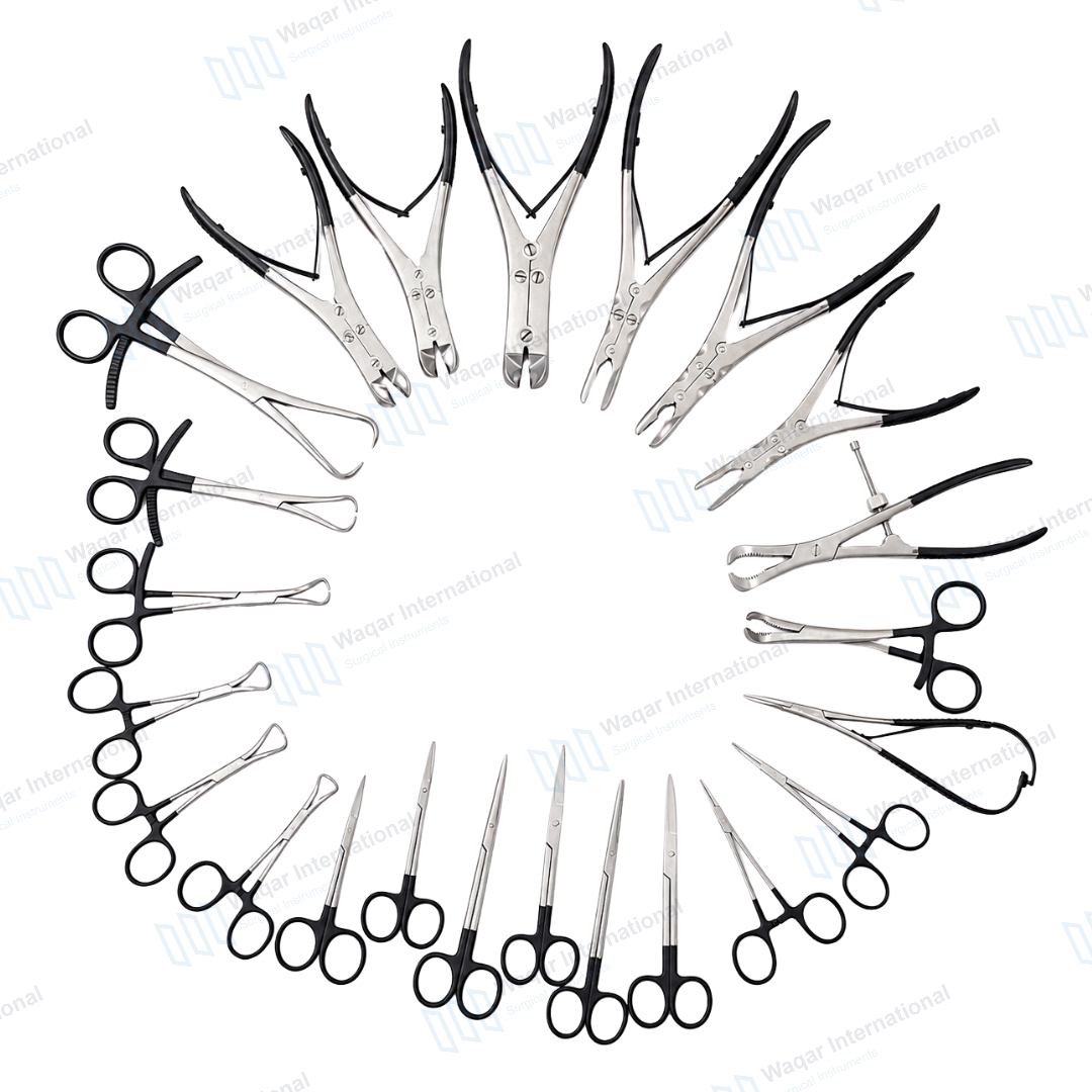 Bone Reduction Holding Forceps Set 23-Piece Orthopedic Trauma — surgical instruments manufactured by Waqar International, Sialkot