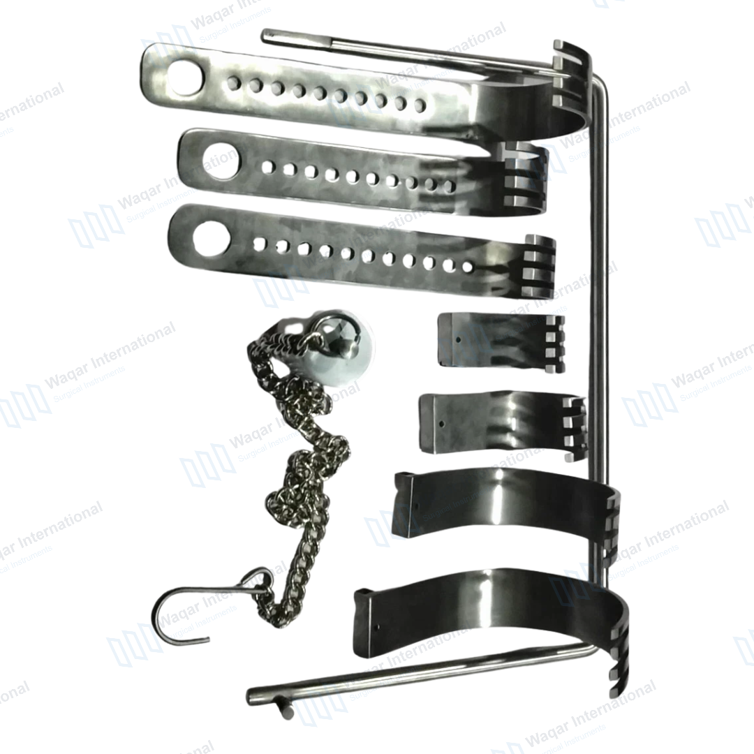 Charnley Initial Incision Retractor Complete Set 9 Orthopedic — surgical instruments manufactured by Waqar International, Sialkot