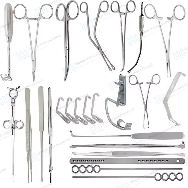 Steel Surgical Instrument Kits Tonsillectomy Adenoidectomy — surgical instruments manufactured by Waqar International, Sialkot