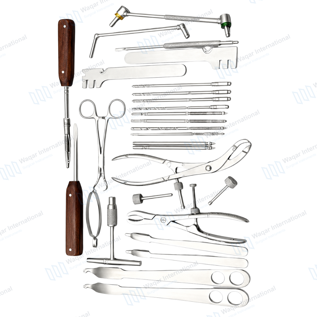 Small Fragment Instruments Set 30 Pcs Orthopedic Trauma — surgical instruments manufactured by Waqar International, Sialkot