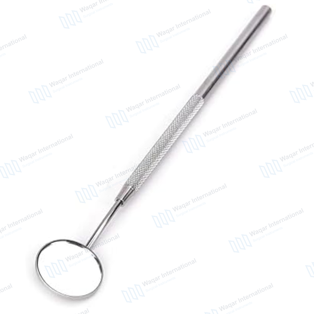 Stainless Steel Dental Examination Mirror — surgical instruments manufactured by Waqar International, Sialkot