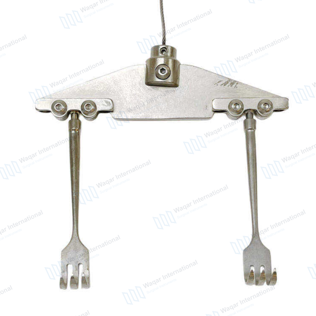 Sky Hook Retractor-02 Stainless Steel Tissue Retraction Surgical — surgical instruments manufactured by Waqar International, Sialkot
