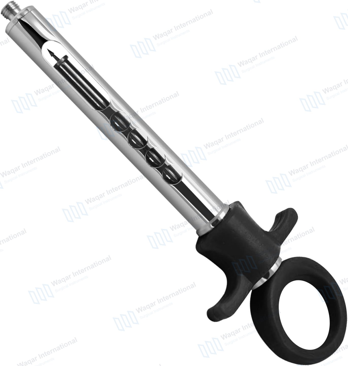 Stainless Steel Dental Syringe Carpule Self Aspirating Anesthetic Plastic — surgical instruments manufactured by Waqar International, Sialkot