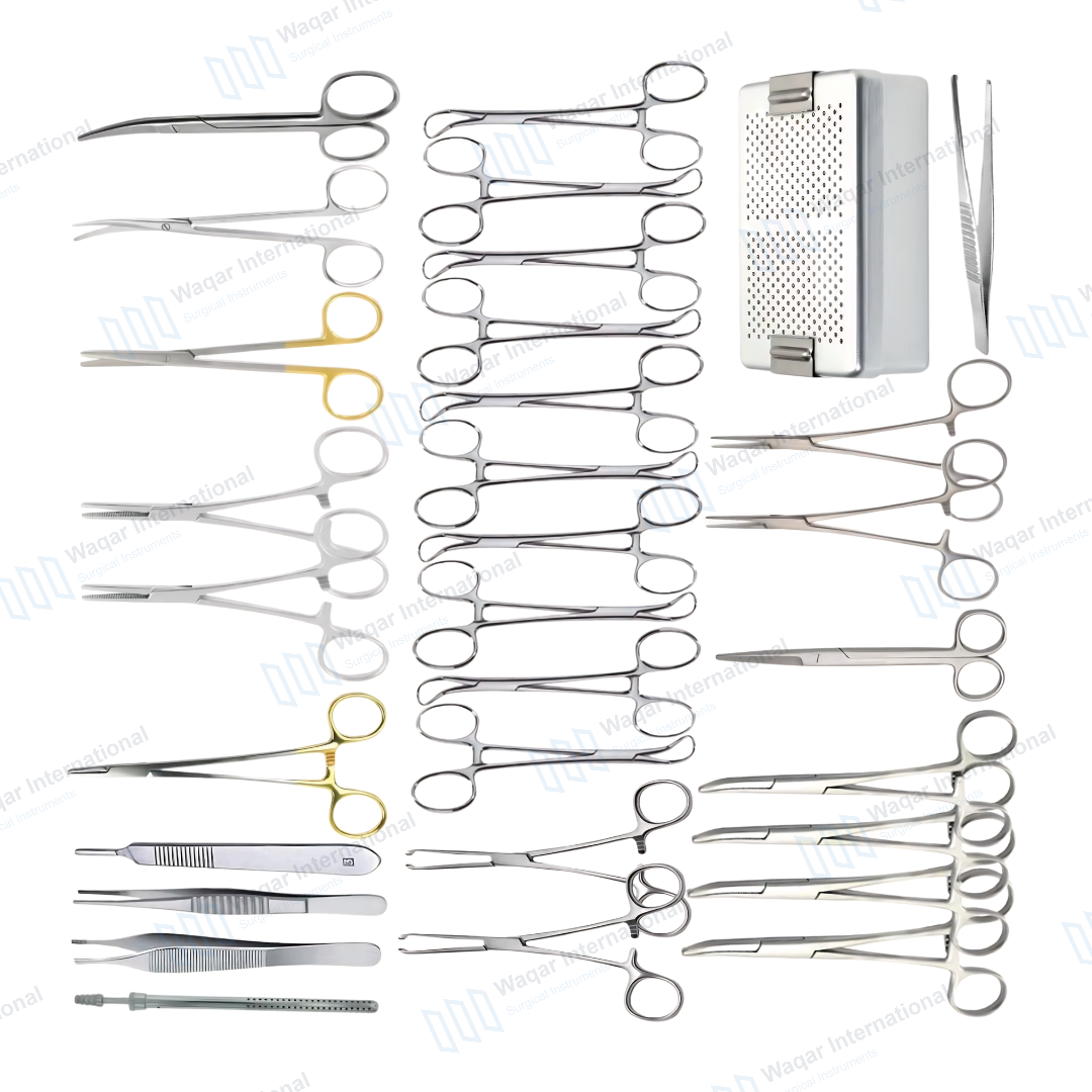 Stainless Steel Feline Spay Neuter Instrument Set for Cat — surgical instruments manufactured by Waqar International, Sialkot