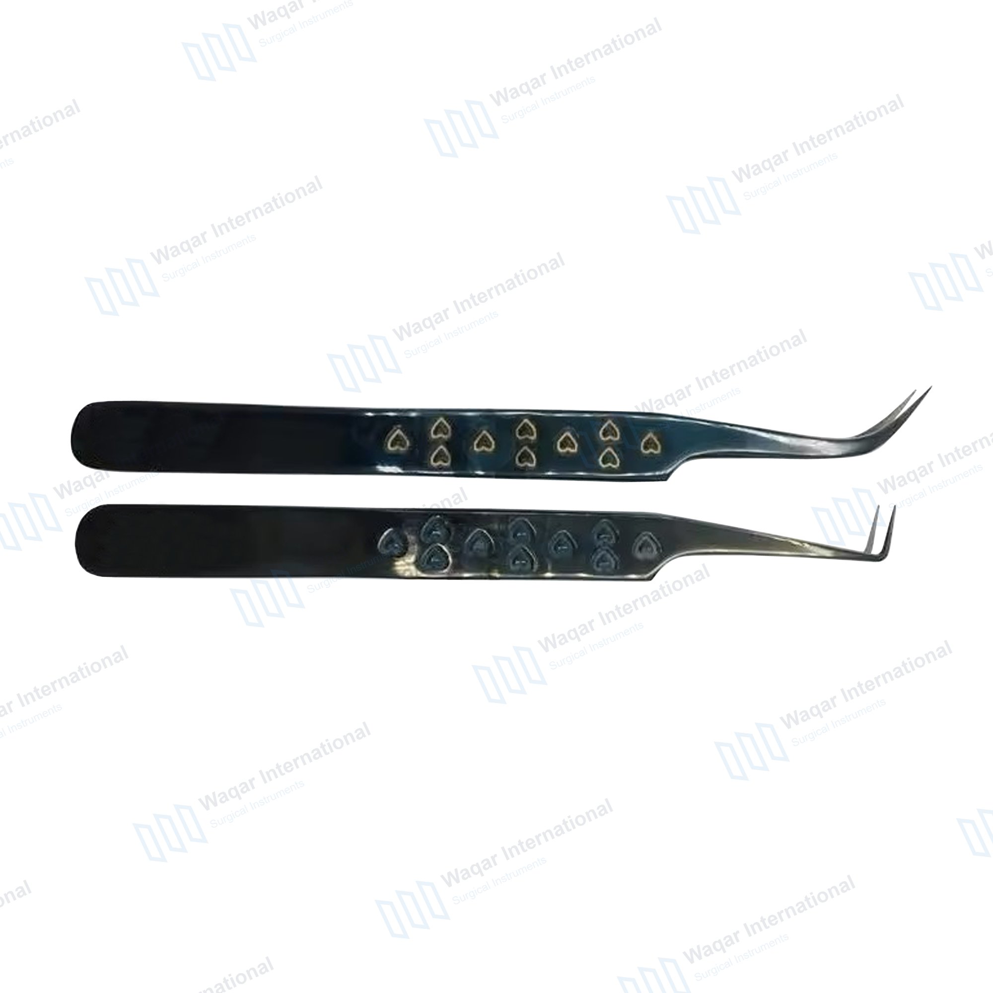 Stainless Steel Japanese Beauty Eyelash Tweezers 10mm — surgical instruments manufactured by Waqar International, Sialkot