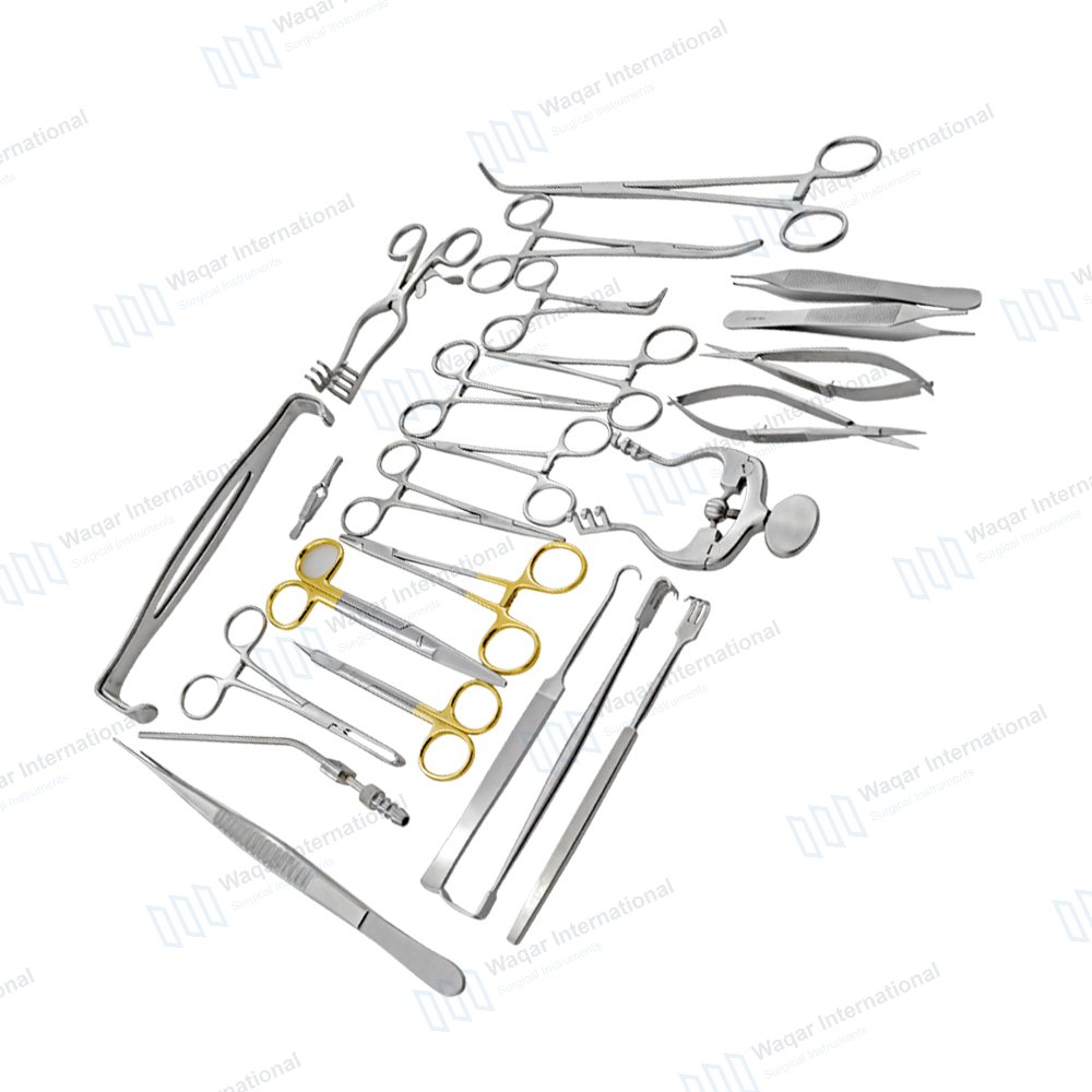 Stainless Steel Surgical Instrument Set Dialysis — surgical instruments manufactured by Waqar International, Sialkot