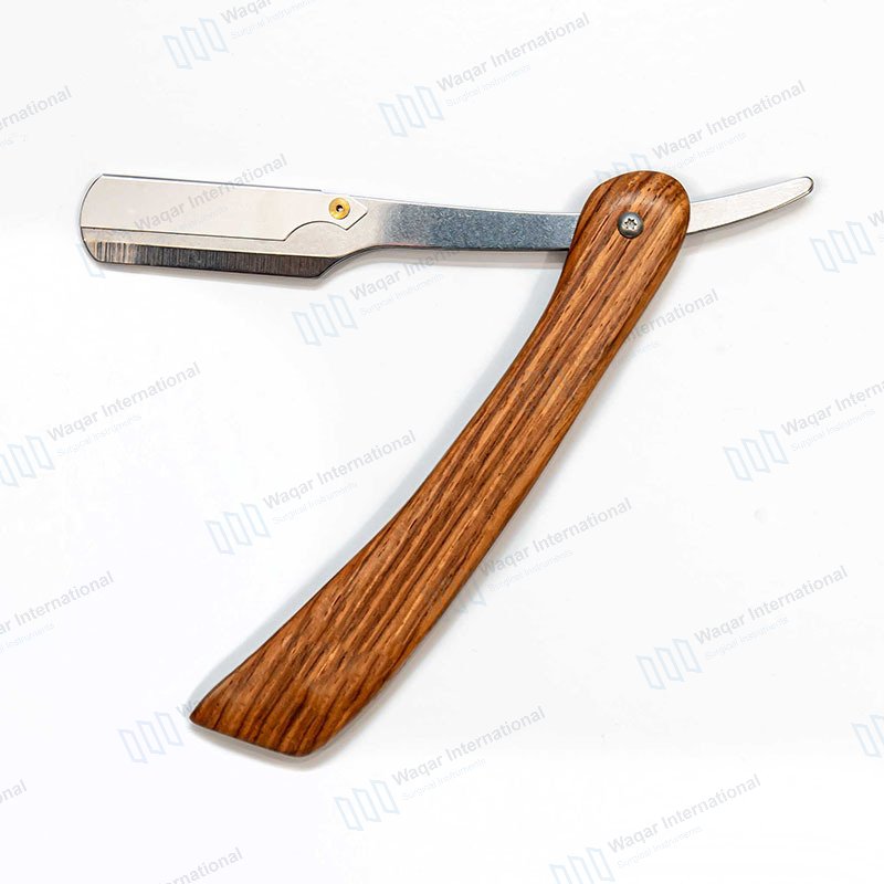 Stainless Steel Safety Straight Razor Single Blade — surgical instruments manufactured by Waqar International, Sialkot