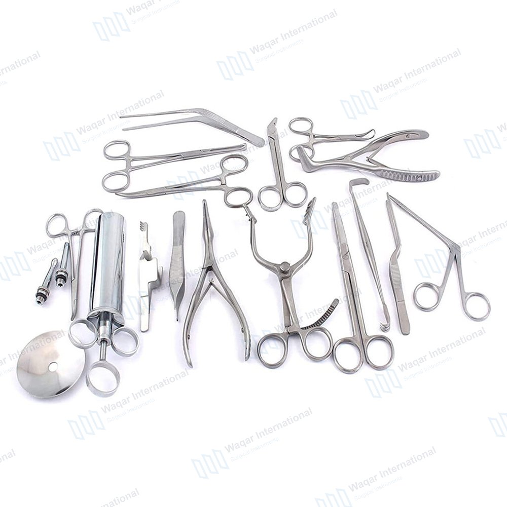 Surgical Plastic Surgery Instrument Set — surgical instruments manufactured by Waqar International, Sialkot