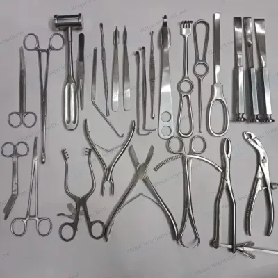 25-Piece Steel Major Basic Orthopedic Surgery Set Power
