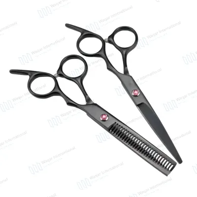 440C Stainless Steel Barber Scissors Set Long Handle