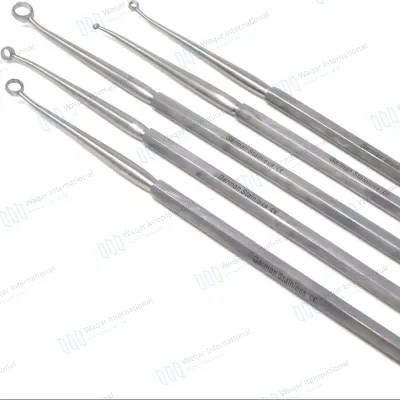 5-Piece ENT Foreign Object Removal Ear ENT Curettes Instrument