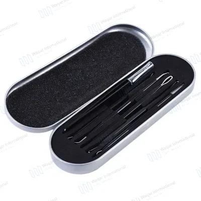 5Pcs Reusable Surgical Stainless Steel Blackhead Remover Kit