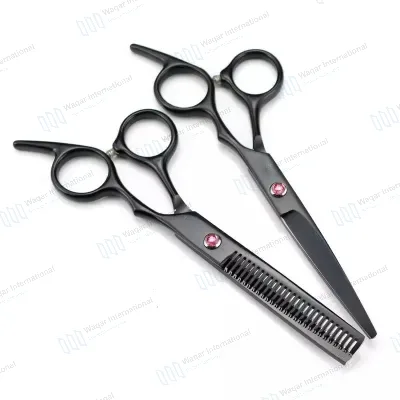 6.0 Inch Black Beauty Barber Scissors Sharp