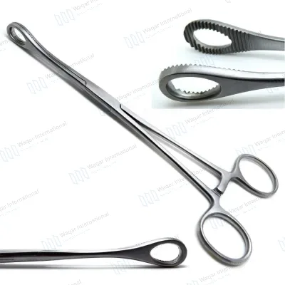 9.5" 10" Straight Serrated Jaw Surgical Holding Veterinary Instruments