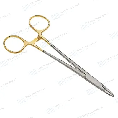 Sarot Stainless Steel Needle Holder Serration Pitch Straight