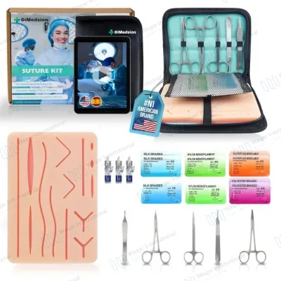Stainless Steel 5-Piece Surgical Kit Scalpel