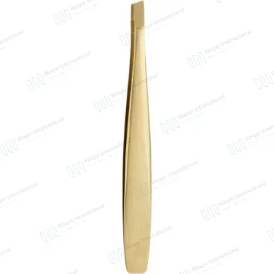 Customizable Stainless Steel Eyebrow Tweezers 3D
