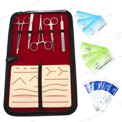 Stainless Steel Suture Practice Kit Wound Suturing